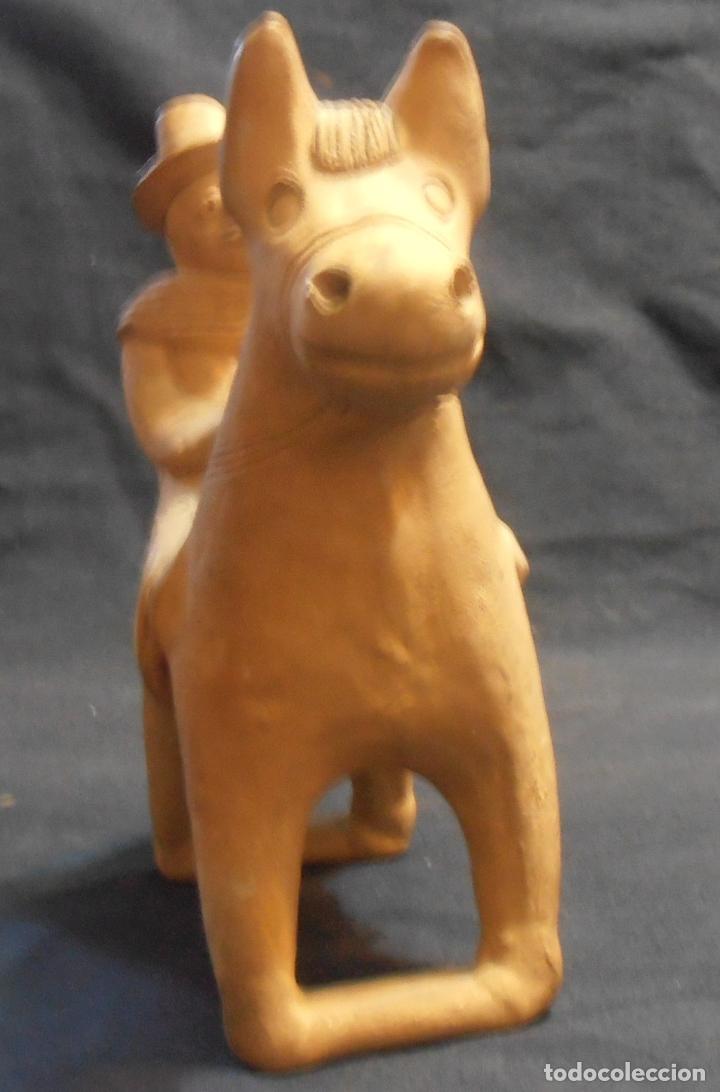 Antig&uuml;edades: HOMBRE MONTADO EN BURRO - Foto 5
