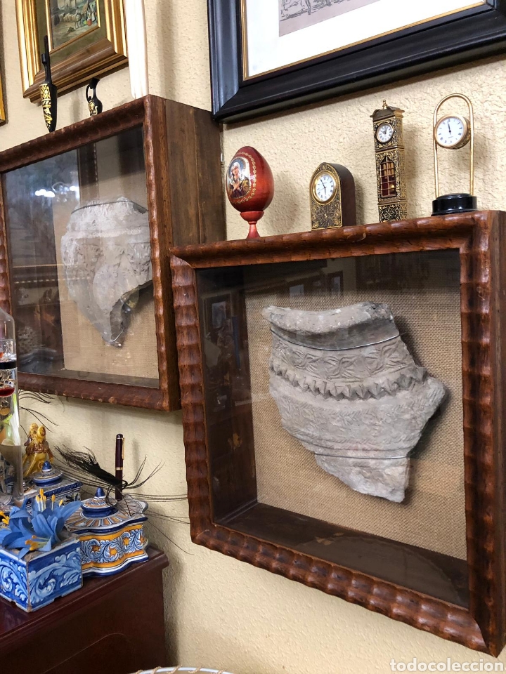 Antig&uuml;edades: PAREJA DE FRAGMENTOS DE TINAJAS ARABES - Foto 6