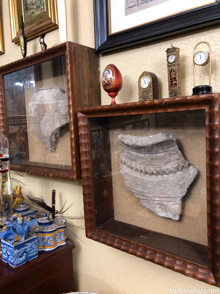Antig&uuml;edades: PAREJA DE FRAGMENTOS DE TINAJAS ARABES - Foto 15