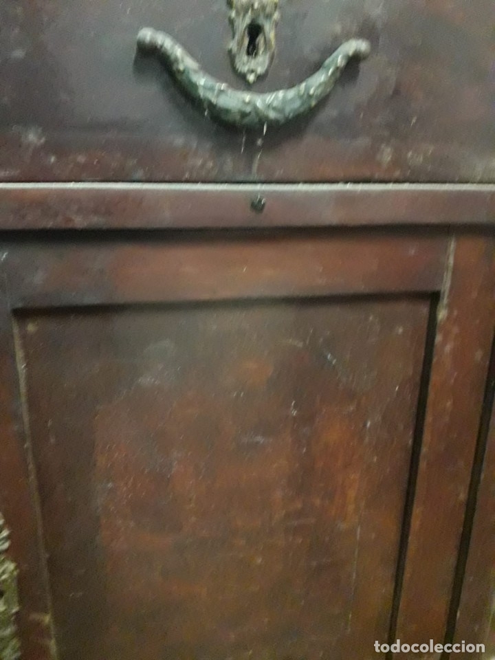 Antig&uuml;edades: Antiguo Bufet de madera de caoba con marmol. - Foto 6