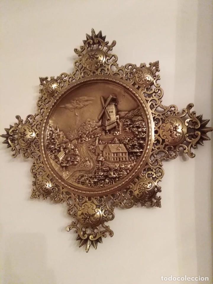 Antig&uuml;edades: Antig&uuml;o Relieve en bronce macizo - Foto 1