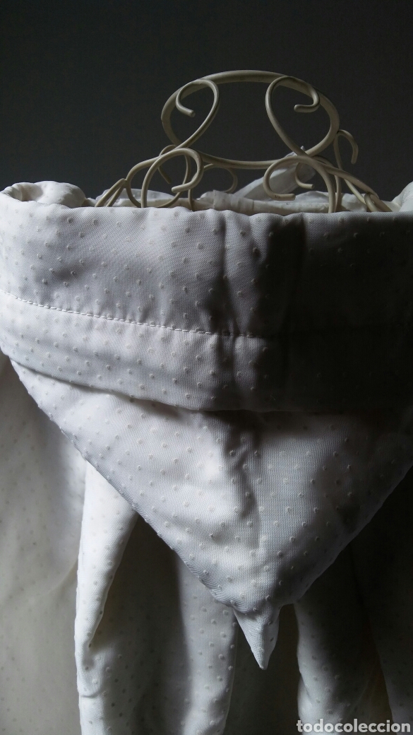 Antig&uuml;edades: Capa de bautizo - organza (?) - Foto 4