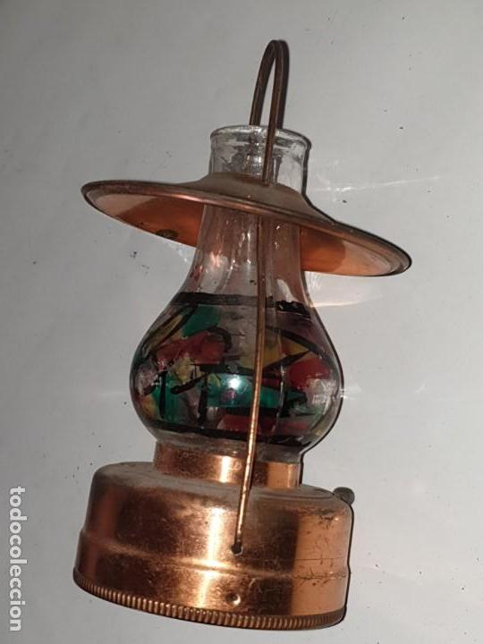 Antig&uuml;edades: MINI QUINQUE DE LATON A&Ntilde;OS 60 - Foto 2