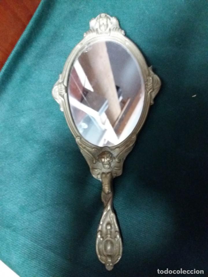 Antig&uuml;edades: ESPEJO DE MANO BRONCE - Foto 1