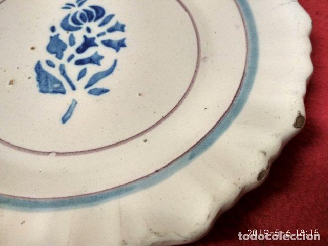Antig&uuml;edades: ANTIGUO PLATO ESTARCIDO 19CM - Foto 2