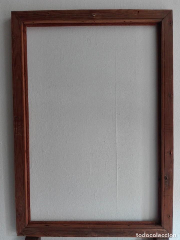 Antig&uuml;edades: Marco madera de pino S.XIX - Foto 3