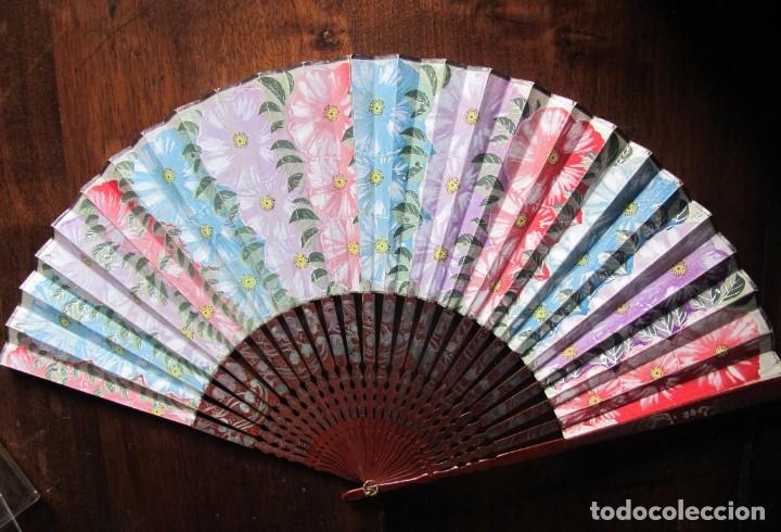 Antig&uuml;edades: ABANICO DE FLORES - Foto 3