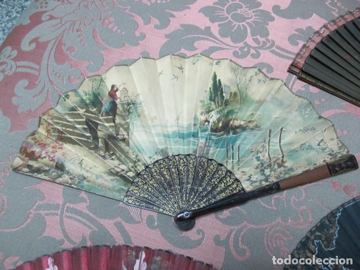 Antig&uuml;edades: LOTE 6 ABANICOS - Foto 5