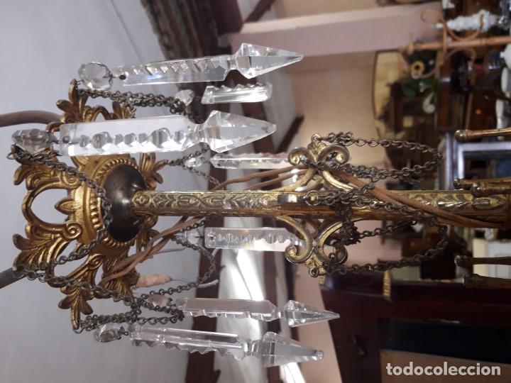 Antig&uuml;edades: Lampara siglo XIX - Foto 3