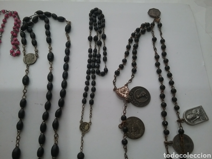 Antig&uuml;edades: Lote de 6 rosarios diferentes. - Foto 4