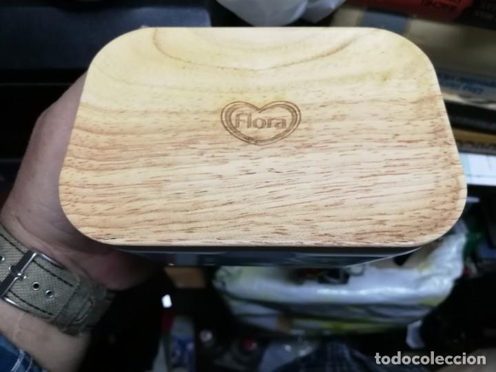 Antiquit&eacute;s: MANTEQUILLERA FLORA NUEVA, CON TAPA HERM&Eacute;TICA