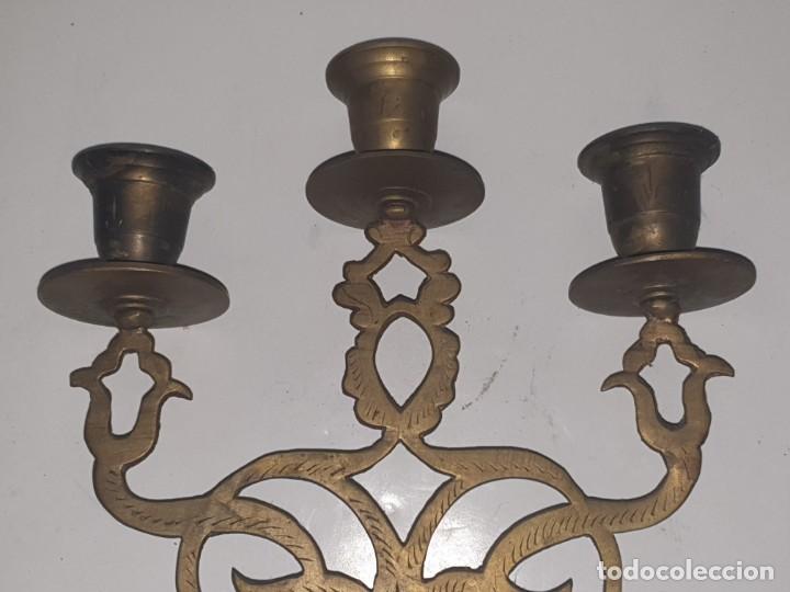 Antig&uuml;edades: CANDELABRO METAL - Foto 1