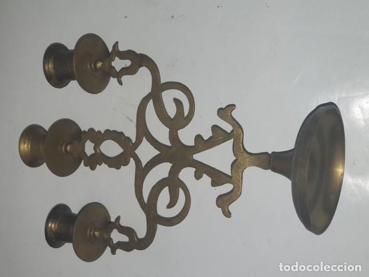 Antig&uuml;edades: CANDELABRO METAL - Foto 3
