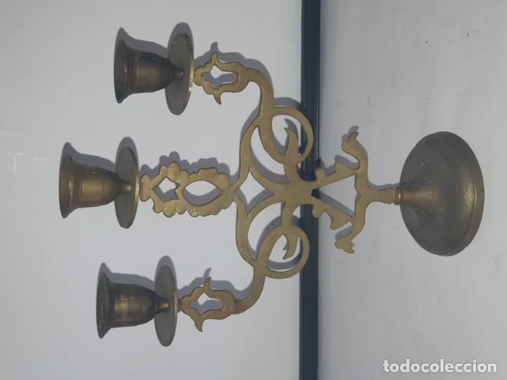 Antig&uuml;edades: CANDELABRO METAL - Foto 4