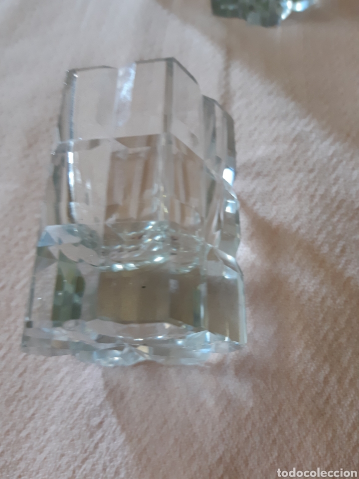 Antig&uuml;edades: VASOS DE CHUPITO EN VIDRIO TALLADO (6) - Foto 4
