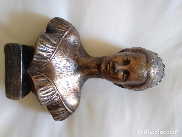 Antig&uuml;edades: Busto mujer dorado - Foto 1
