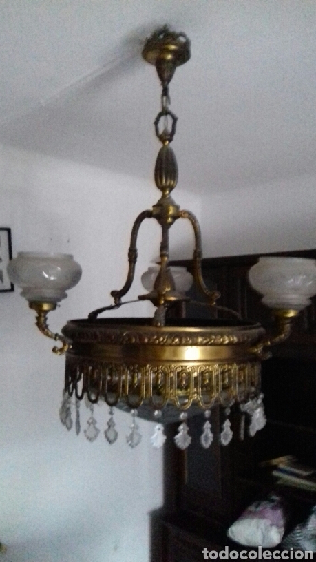 Antig&uuml;edades: Lampara antigua - Foto 2