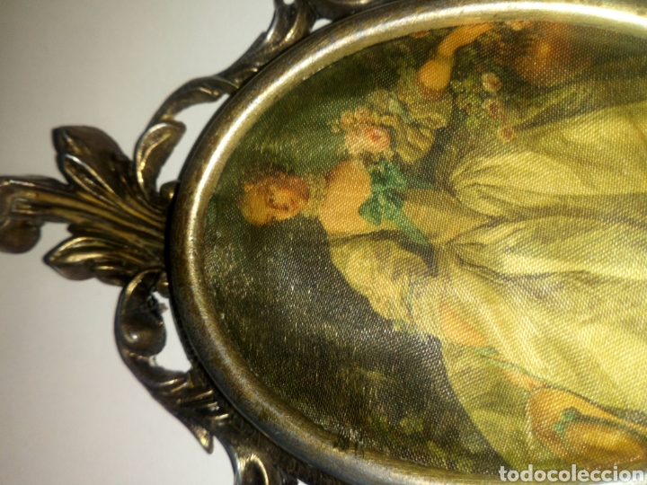 Antig&uuml;edades: Dos cuadros cornocupia laton bronce - Foto 3