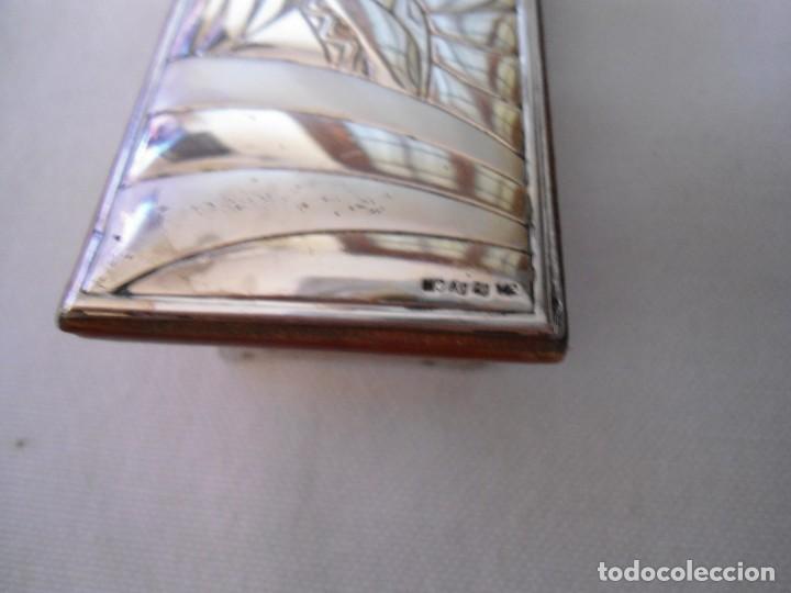 Antig&uuml;edades: IMAGEN DE VIRGEN EN PLACA DE PLATA - Foto 2