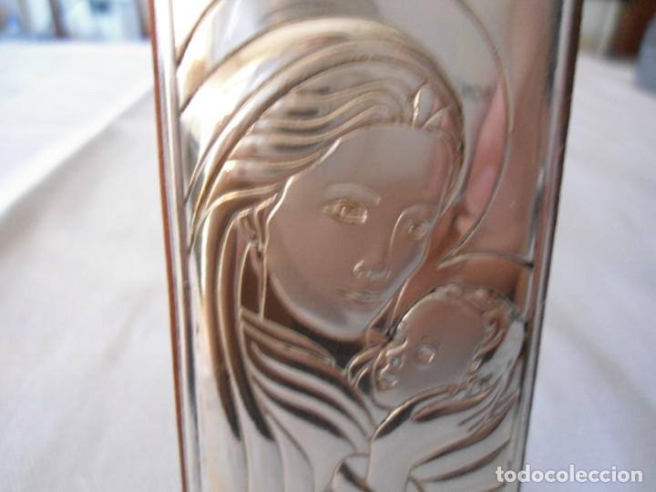 Antig&uuml;edades: IMAGEN DE VIRGEN EN PLACA DE PLATA - Foto 5