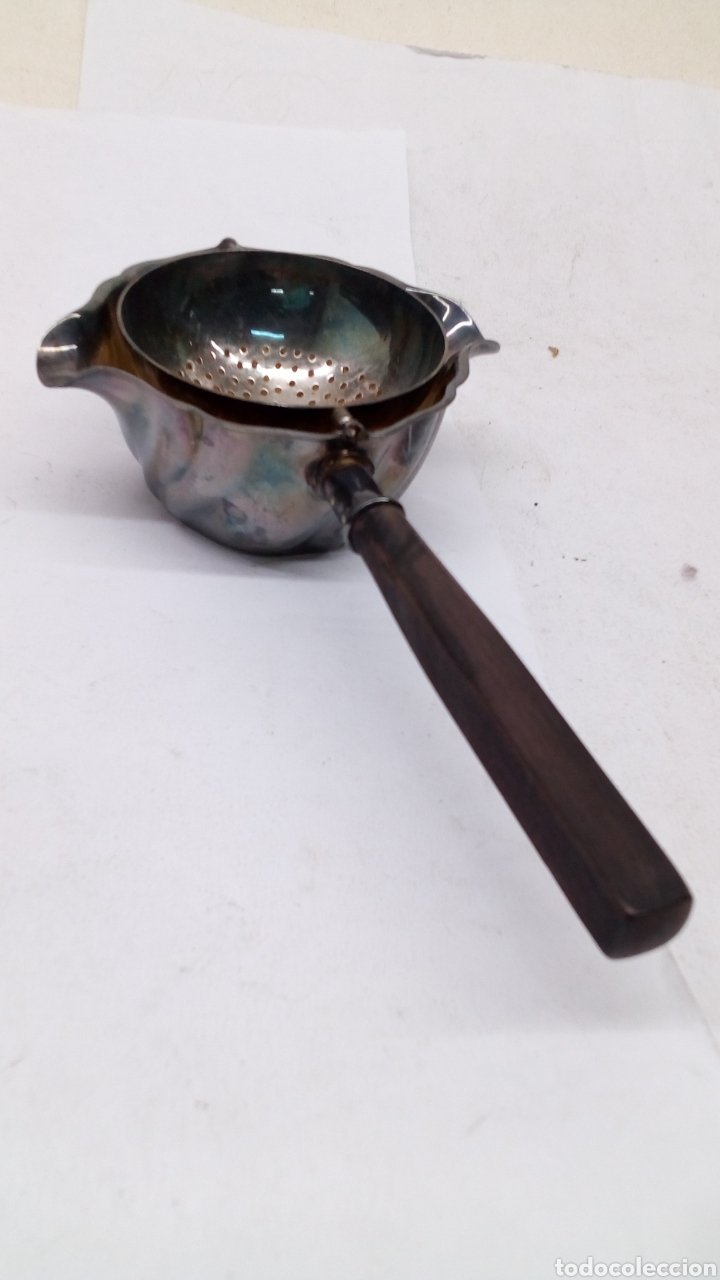 Antig&uuml;edades: Filtro para tetera antiguo - Foto 3