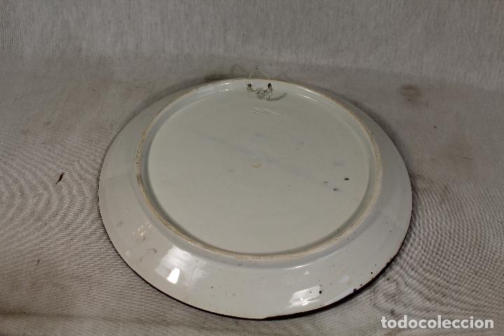 Antig&uuml;edades: plato de ceramica para colgar - Foto 4