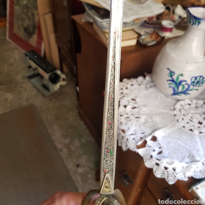 Antig&uuml;edades: ESPADA DECORACION TOLEDO 49 CM - Foto 3