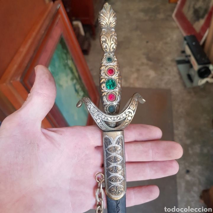 Antig&uuml;edades: ESPADA DECORACION TOLEDO 49 CM - Foto 9