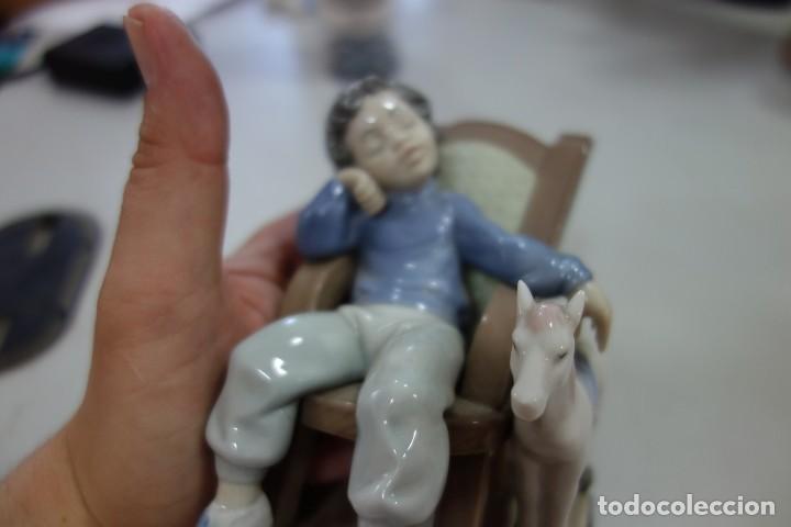 Antig&uuml;edades: Dormidito en la mecedora de LLADRO . - Foto 5