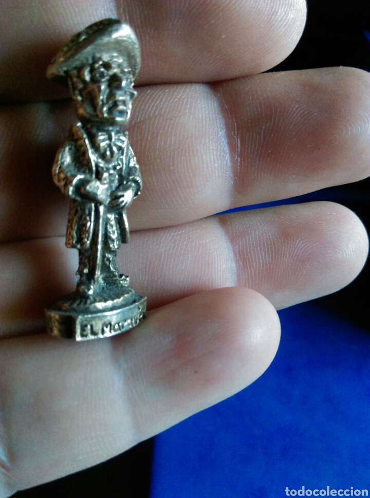 Antig&uuml;edades: Figura El Marqu&eacute;s Marqu&egrave;s color plata - Foto 6
