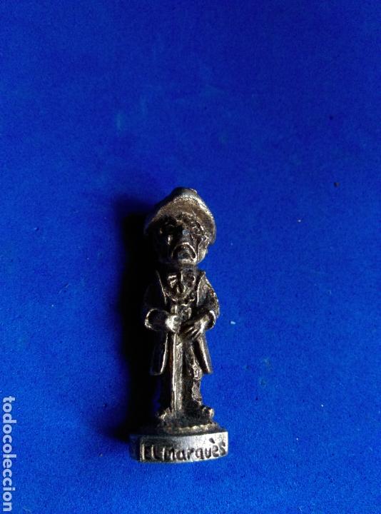 Antig&uuml;edades: Figura El Marqu&eacute;s Marqu&egrave;s color plata - Foto 1