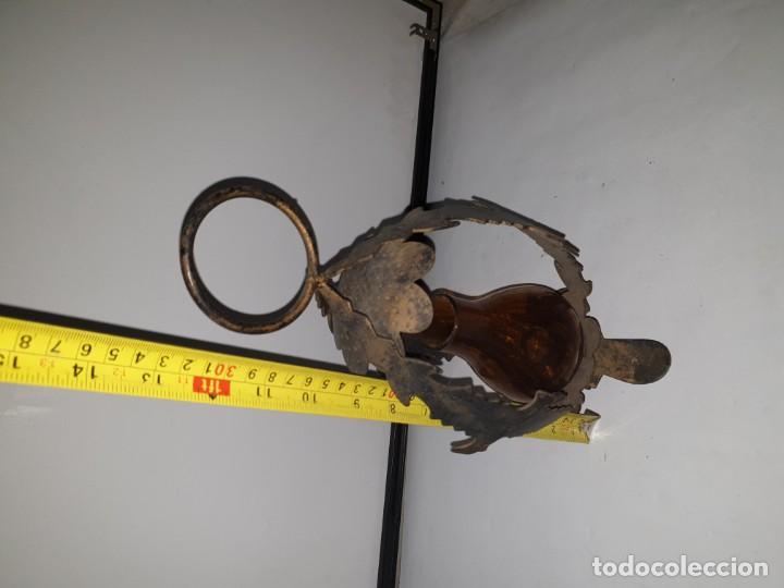 Antig&uuml;edades: Farol forja porta vela - Foto 12