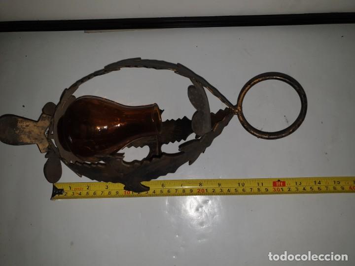 Antig&uuml;edades: Farol forja porta vela - Foto 14