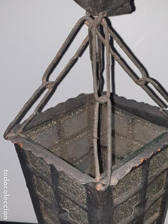 Antig&uuml;edades: FAROL FORJA ANTIGUO - Foto 4