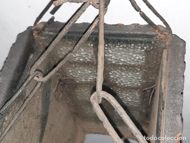 Antig&uuml;edades: FAROL FORJA ANTIGUO - Foto 6