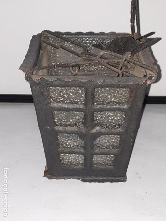 Antig&uuml;edades: FAROL FORJA ANTIGUO - Foto 2