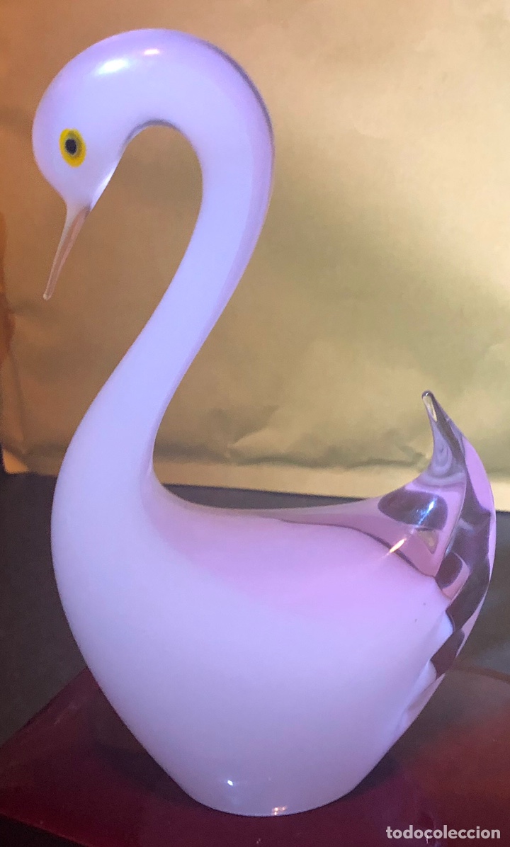 Antig&uuml;edades: Bonito cisne en Cristal de murano - Foto 4