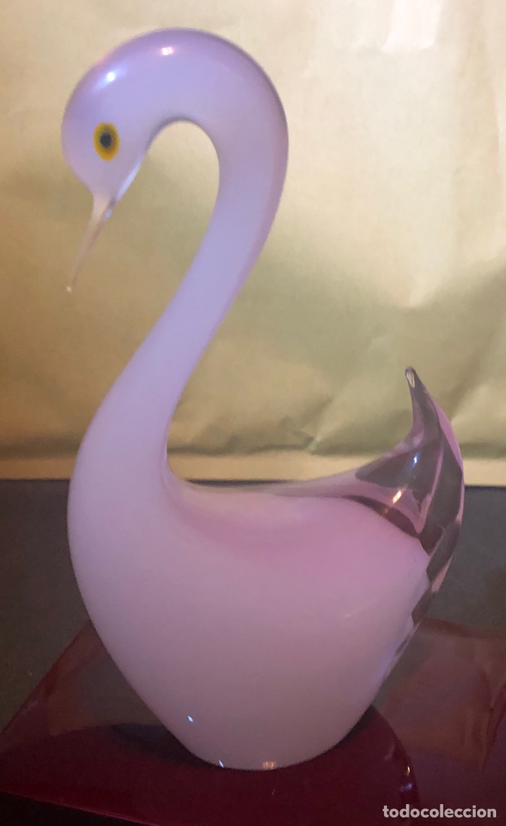 Antig&uuml;edades: Bonito cisne en Cristal de murano - Foto 5