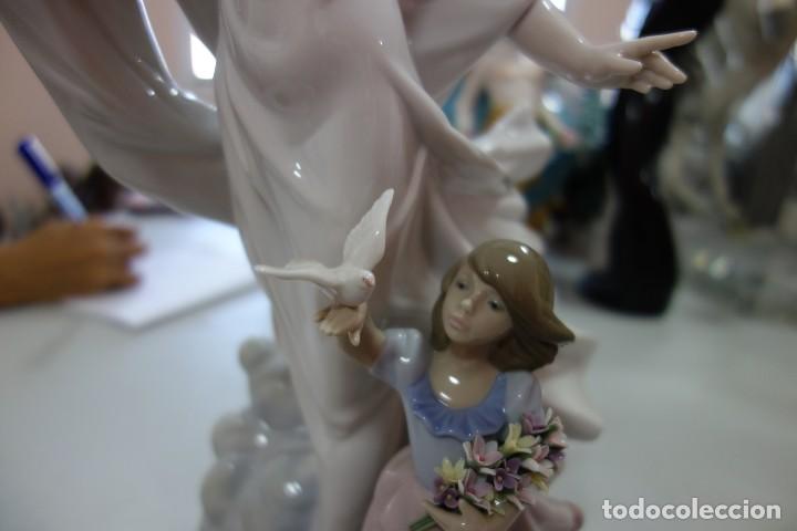 Antig&uuml;edades: Angel de la guarda. de LLADRO ,en perfecto estado - Foto 3
