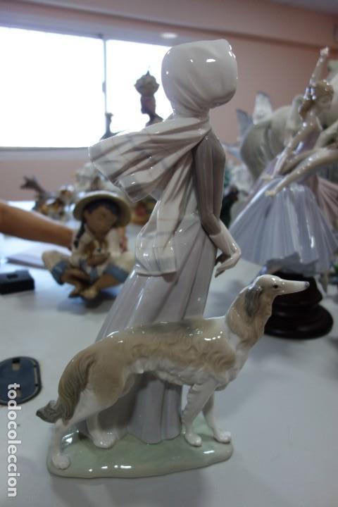 Antig&uuml;edades: Dama con chal .LLADRO DE LOS A&Ntilde;OS 70 - Foto 2