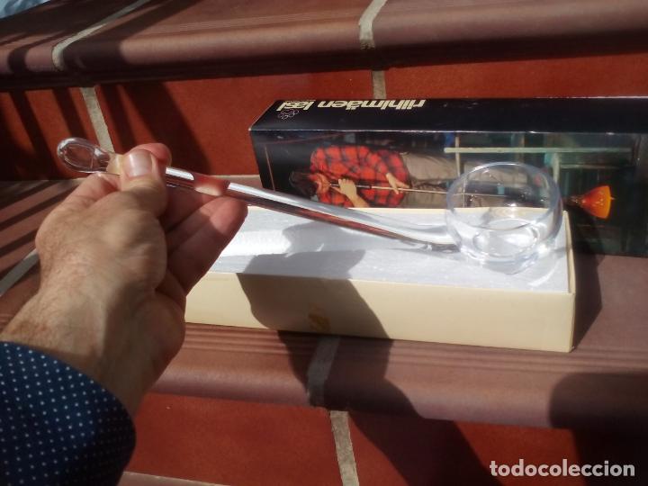 Antiguidades: Cuchara cristal dise&ntilde;ada por ERKKITAPIO SIIROINEN, A&Ntilde;OS 70, PARA RIIHIM&Auml;EN LASI. FINLANDIA. 1226/325