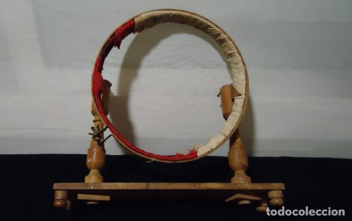 Antigüedades: Antiguo bastidor bordador de madera - Foto 3 - 164604466