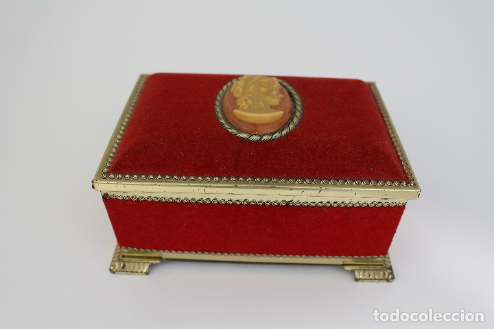 Antig&uuml;edades: caja joyero con camafeo - Foto 3