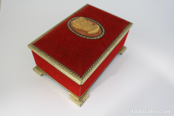 Antig&uuml;edades: caja joyero con camafeo - Foto 7