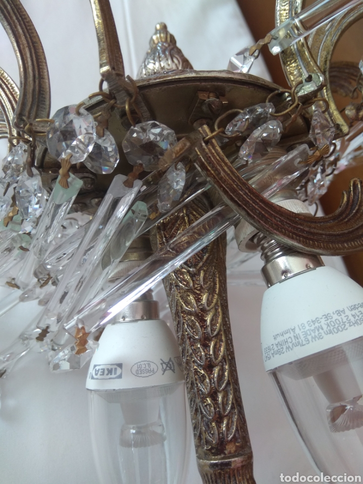 Antig&uuml;edades: 2 L&Aacute;MPARAS DE MESITA - Foto 5
