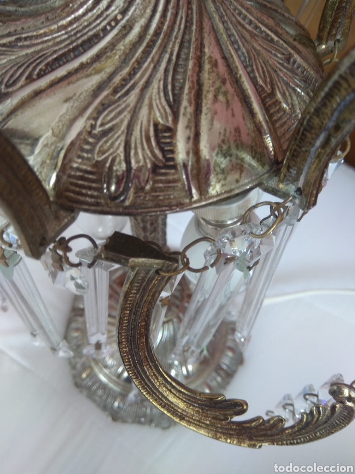 Antig&uuml;edades: 2 L&Aacute;MPARAS DE MESITA - Foto 6