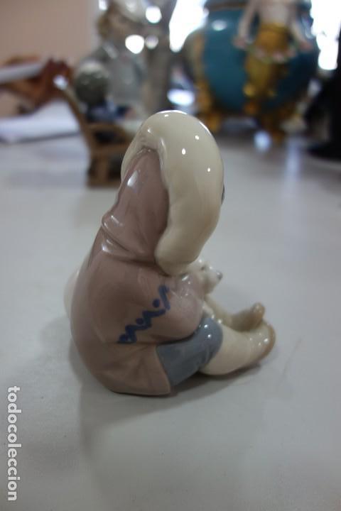 Antig&uuml;edades: Ni&ntilde;o con oso de LLADRO - Foto 2