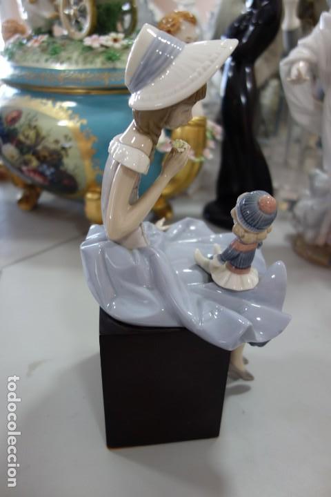 Antig&uuml;edades: Hablando a la mu&ntilde;eca de LLADRO, perfecta - Foto 4