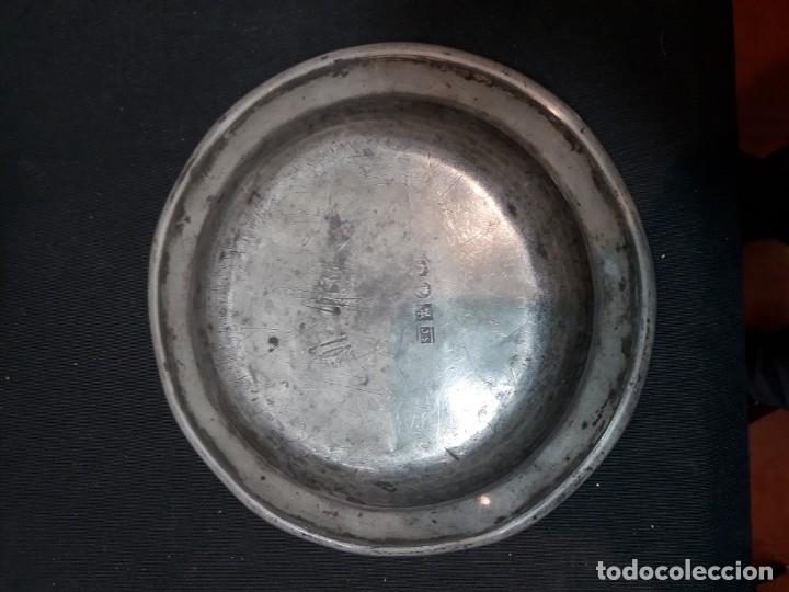 Antig&uuml;edades: Platos de esta&ntilde;o - Foto 2
