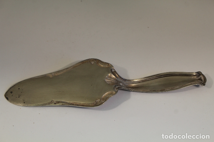 Antig&uuml;edades: pala de servir plateada - Foto 2